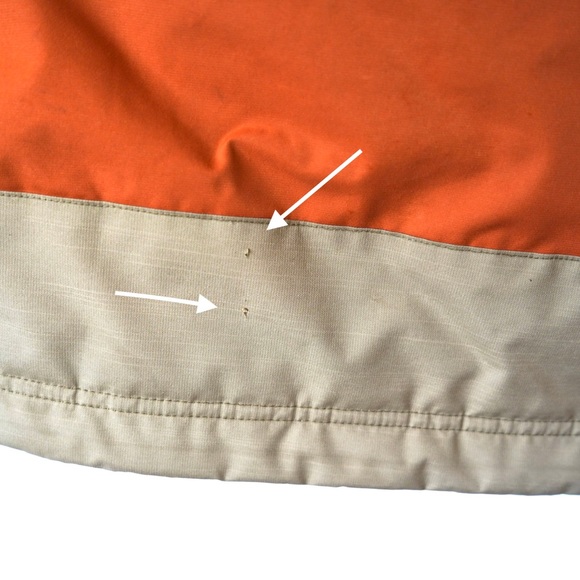 Patagonia Rubicon Rider Insulated Jacket Men’s Size M Orange Beige Recco - Picture 6 of 14